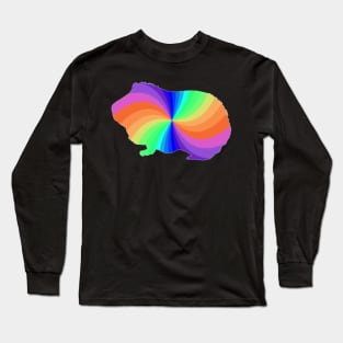 Neon Swirl Guinea Pig Long Sleeve T-Shirt
